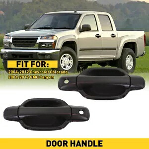 外装ドアハンドルシボレーコロラド 2004-2012 フロント左右サイド Exterior Door Handle For Chevrolet Colorado 2004-2012 Front Left and Right Side 【並行輸入品】