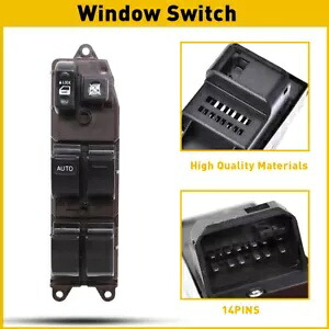 マスターパワーウィンドウスイッチコントロール トヨタ カローラ 2003-2008 (8ピン + 6ピン) Master Power Window Switch Control for Toyota Corolla 2003-2008 (8pin + 6pins) 【並行輸入品】