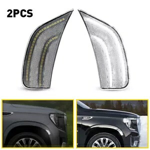 LED サイドマーカーライト ランプ用 2021-23 GMC ユーコン シボレー タホ サバーバン キャデラック LED Side Marker Light For Lamps 2021-23 GMC Yukon Chevy Tahoe Suburban Cadillac 【並行輸入品】
