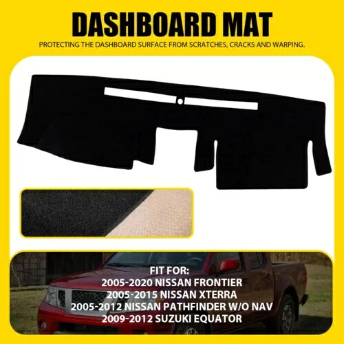 ダッシュボードカバーインテリアセンターコンソールマットパッドカーペットフィット日産フロンティア T Dashboard Cover Interior Center Console Mat Pad Carpet Fit For Nissan Frontier T 【並行輸入品】