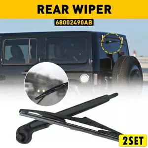 2 セットリアワイパーアーム & ブレードセット 2007-2017 ジープラングラー 2018 JK 68002490AB 2Set Rear Wiper Arm & Blade Set For 2007-2017 Jeep Wrangler 2018 JK 68002490AB 【並行輸入品】