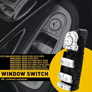 2015 MERCEDES-BENZ C400 フロント運転席側マスターパワーウィンドウスイッチ AUXITO に適合 Fits 2015 MERCEDES-BENZ C400 Front Driver Side Master Power Window Switch AUXITO 【並行輸入品】