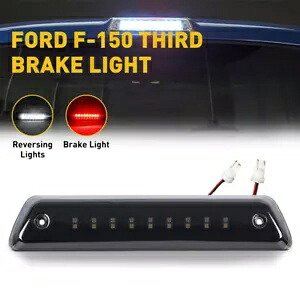 2009-14 フォード F-150 サード LED レッドブレーキホワイトリアリバースライトスモークレンズ D For 2009-14 Ford F-150 Third LED Red Brake White Rear Reverse Light Smoke Lens D 【並行輸入品】