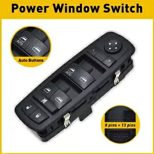 フロント左マスターウィンドウスイッチフィットダッジジャーニー 2011-2016 2.4L 3.6L 68084001AD Front Left Master Window Switch Fit Dodge Journey 2011-2016 2.4L 3.6L 68084001AD 【並行輸入品】