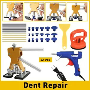 車のペイントレスデントリペアツールプーラーダメージリムーバーキットリフターディントあられ 32 個 Car Paintless Dent Repair ToolPuller Damage Remover Kit Lifter Dint Hail 32 PCS 【並行輸入品】