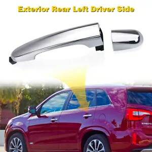 リアドライバー左外側ハンドルドア 2011-2015 Kia Sorento 836521U010 シルバー Rear Driver Left Outside Handle Door For 2011-2015 Kia Sorento 836521U010 Silver 【並行輸入品】