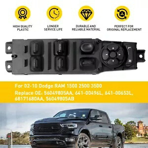 パワーウィンドウドアコントロールマスタースイッチ ラムダッジ 1500 2500 3500 トラック 02-10用 Power Window Door Control Master Switch for Ram Dodge 1500 2500 3500 Truck 02-10 【並行輸入品】