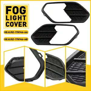 フォグライトベゼルカバーセットペア左右サイド 2017-2019 フォードエスケープ久我 Fog Light Bezel Cover Set Pair Left & Right Side For 2017-2019 Ford Escape Kuga 【並行輸入品】