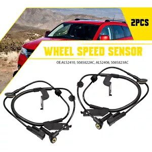 ABS ホイールスピードセンサー クライスラー セブリング ダッジ アベンジャー ジャーニー フロント 2 個 ABS Wheel Speed Sensor for Chrysler Sebring Dodge Avenger Journey Front 2pcs 【並行輸入品】