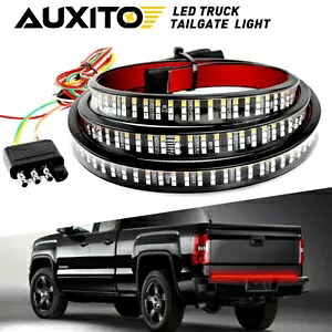 60インチ 3列 432 LED ストリップ テールゲート ライト トラック バー リバース ブレーキ リア テール ライト 60\
