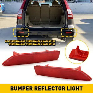 2007-2009 ホンダ CRV リアバンパーリフレクターサイドマーカーライトカバー左右 For 2007-2009 Honda CRV Rear Bumper Reflector Side Marker Light Cover Left Right 【並行輸入品】