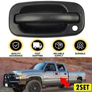 2X フロント左運転席側外装ドアハンドル 99-07 シルバラード シエラ 150349 2X Front Left Driver Side Exterior Door Handle For 99-07 Silverado Sierra 150349 【並行輸入品】