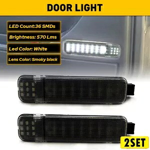 2 ペアドア LED ライトシルバラードサバーバンシボレータホユーコンシエラ礼儀 2Pair Door LED Light For Silverado Suburban Chevy Tahoe Yukon Sierra Courtesy 【並行輸入品】