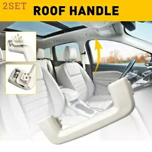 2 セット米国ライトグレーフロントルーフハンドルプルグラブハンドルフォードエスケープ 7S7Z-58314 2set US Light Gray front Roof Handle Pull Grab Handle For Ford Escape 7S7Z-58314 【並行輸入品】