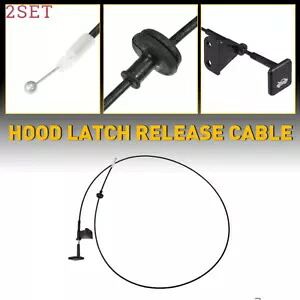 2 セット ホンダ シビック 2001 - 2005 フードリリースラッチケーブル ハンドル付き 74130-S5D-A0 2set For Honda Civic 2001 - 2005 Hood Release Latch Cable W/ Handle 74130-S5D-A0 【並行輸入品】