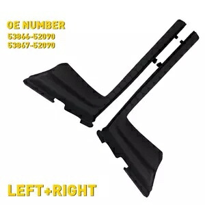 ペアフロントフェンダーカウルサイドワイパーシールカバートヨタヤリス 2012-2015 新しい Pair Front Fender-Cowl Side Wiper Seal Cover For Toyota Yaris 2012-2015 NEW 【並行輸入品】