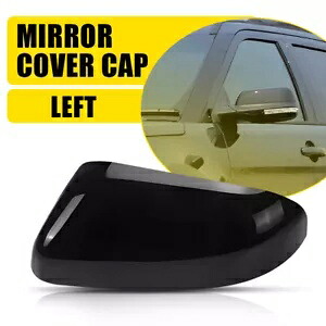 1X サイドミラーカバーキャップ フォード エクスプローラー 2016-2019 ブラック 左運転席側用 1X Side Mirror Cover Cap for Ford EXPLORER 2016-2019 Black Left Driver Side 【並行輸入品】