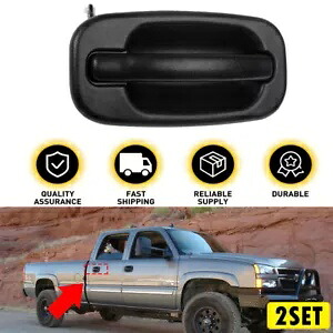2X 後部助手席側外装ドアハンドル 2004-06 シボレー シルバラード 1500 2X Rear Passenger Side Exterior Door Handle For 2004-06 Chevrolet Silverado 1500 【並行輸入品】