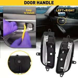 2x インテリアドアハンドル右左日産アルティマパスファインダータイタン 806703TA0D 2x Interior Door Handle Right Left for Nissan Altima Pathfinder Titan 806703TA0D 【並行輸入品】