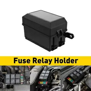 防水自動車ヒューズ リレー ボックス ホルダー ブロック 6 リレー & ATC ブレード ヒューズ用 Waterproof Automotive Fuse Relay Box Holder Block For 6 Relay & ATC Blade Fuses 【並行輸入品】