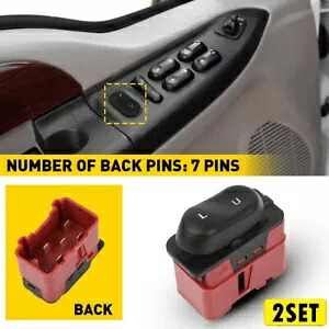 2 セットパワードアロックスイッチフォードエクスカーションエクスペディション F250 F350 スーパーデューティ S 2Set Power Door Lock Switch For Ford Excursion Expedition F250 F350 Super Duty S 【並行輸入品】