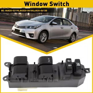 パワーマスターウィンドウスイッチ LH フロントドライバーサイドトヨタマトリックスカムリカローラ Power Master Window Switch LH Front Driver For Side Toyota Matrix Camry Corolla 【並行輸入品】