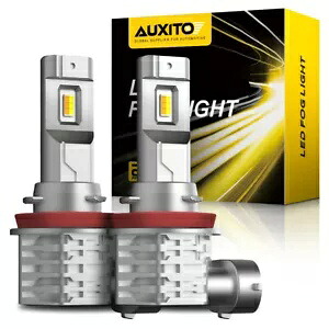 6000K ホワイト & 3000K イエロー H8 H9 LED フォグランプバルブキット超高輝度 2000LM X2 6000K WHITE & 3000K YELLOW H8 H9 LED Fog Light Bulbs Kit Super Bright 2000LM X2 【並行輸入品】