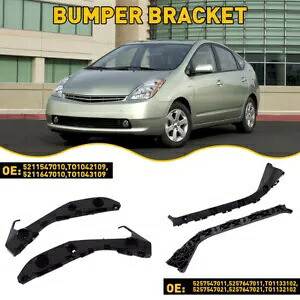 バンパーブラケット 2004-2009 トヨタ プリウスフロントリアドライブ LH & 助手席 RH サイド Bumper Bracket For 2004-2009 Toyota Prius Front Rear Drive LH &Passenger RH Side 【並行輸入品】
