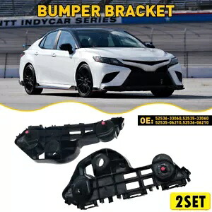 2 セットカムリ 2018-2021 バンパーブラケットフロント左右リテーナーホールドマウント Sup 2Set For Camry 2018-2021 Bumper Bracket Front Left Right Retainer Hold Mount Sup 【並行輸入品】