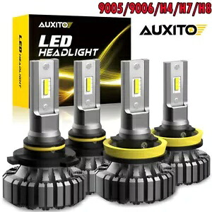 H4/H7/H8/9005/9006/9012 LED ヘッドライトロービーム電球超高輝度 6500K ファンレス H4/H7/H8/9005/9006/9012 LED Headlight Low Beam Bulbs Super Bright 6500K Fanless 【並行輸入品】