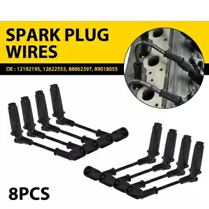 8x スパークプラグワイヤー シボレー エクスプレス シルバラード サバーバン タホ 2003-2007 12192195 8x Spark Plug Wire for Chevy Express Silverado Suburban Tahoe 2003-2007 12192195 【並行輸入品】