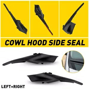 フロントガラスワイパーサイドカウル延長カバートリム 11-2020 トヨタシエナ Front Windshield Wiper Side Cowl Extension Cover For Trim 11-2020 Toyota Sienna 【並行輸入品】