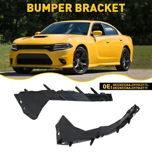 ペアバンパーブラケット 2015-2021 ダッジチャージャー用 フロント左右 2 個セット Pair Bumper Bracket For 2015-2021 Dodge Charger Set of 2 Front Left and Right 【並行輸入品】