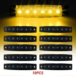 10 * アンバーロングストリップ LED サイドクリアランスマーカーライト 3.8 \