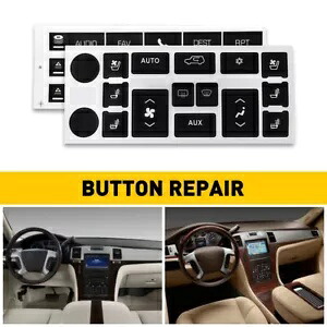 フィットキャデラック エスカレード AC 気候ラジオ摩耗ボタン コントロール修理デカール ステッカー Fit Cadillac Escalade AC Climate Radio Worn Button Control Repair Decals sticker 【並行輸入品】 34,320円