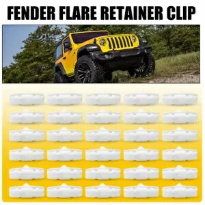 20 x フェンダー フレア リテーナー クリップ 2020 ジープ グラディエーター JT 2018-2020 ラングラー JL 用 20 x Fender Flare Retainer Clip For 2020 Jeep Gladiator JT 2018-2020 Wrangler JL 【並行輸入品】