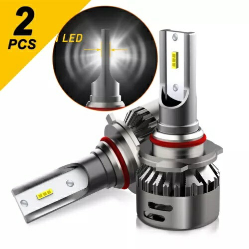 AUXITO 50000LM CSP 6500K ホワイト 9012 LED ヘッドライト HIR2 高ロービームキットランプ AUXITO 50000LM CSP 6500K White 9012 LED Headlight HIR2 High Low Beam Kit Lamps 【並行輸入品】