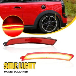 リア LED サイドマーカーライト ターンシグナルレッド 07-14 ミニクーパー R55 R56 R57 R58 Rear LED Side Marker Light Turn Signal Red For 07-14 Mini Cooper R55 R56 R57 R58 【並行輸入品】