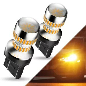 AUXITO 7443 2X アンバー LED 54 リアターンシグナルウインカー電球ハロゲンを交換 AUXITO 7443 2X Amber LED 54 Rear Turn Signal Blinker Light Bulbs Replace Halogen 【並行輸入品】