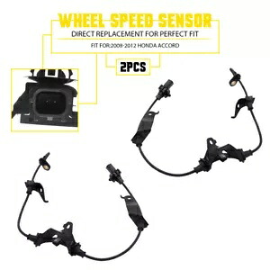 ABS ホイールセンサー速度フロント左 & 右フィットホンダアコード 2008 2009-2012 ABS Wheel Sensor Speed Front Left & Right For Fit HONDA ACCORD 2008 2009-2012 【並行輸入品】