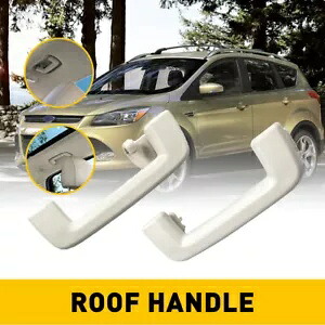 2013-2019 フォード エスケープ 2X フロント & リアサイドルーフハンドルプルグラブハンドルに適合。 Fits For 2013-2019 Ford Escape 2X Front & Rear Side Roof Handle Pull Grab Handle 【並行輸入品】