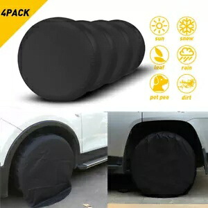 4 個ホイールタイヤカバーセット RV トレーラーキャンピングカーサンカープロテクター 30-32 インチ防水 4PCS Wheel Tire Covers Set RV Trailer Camper Sun Car Protector 30-32\