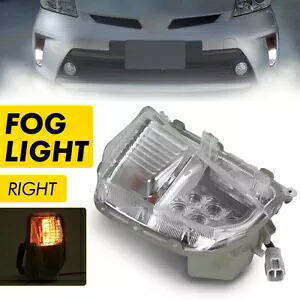 AUXITO フォグランプ バンパー LED ランプ 助手席 RH 側 2012-2015 トヨタ プリウス用 AUXITO Fog Lights Bumper LED Lamp Passenger RH Side For 2012-2015 Toyota Prius 【並行輸入品】