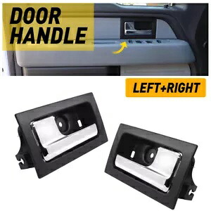 2 * 内装右左側旅客フォード F-150 ロボ 09-14 ドアハンドル 2*Interior Right Left Side For Passenger Ford F-150 Lobo 09-14 Door Handle 【並行輸入品】