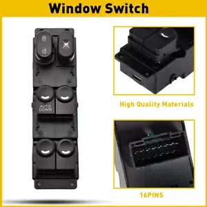 2011-2017 ヒュンダイアクセントドライバードアマスターパワーウィンドウスイッチの交換 2011-2017 For Hyundai Accent Driver Door Master Power Window Switch Replacement 【並行輸入品】