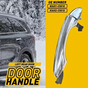 後部左運転席側外装ドアハンドル 2016-2020 Kia Sorento クローム Rear Left Driver Side Exterior Door Handle For 2016-2020 Kia Sorento Chrome 【並行輸入品】