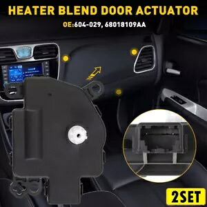 2 セット 2 ピン ブレンド エア ドア アクチュエーター クライスラー ダッジ アベンジャー ジープ コンパス ラム 60用 2Set 2Pin Blend Air Door Actuator for Chrysler Dodge Avenger Jeep Compass Ram 60 【並行輸入品】