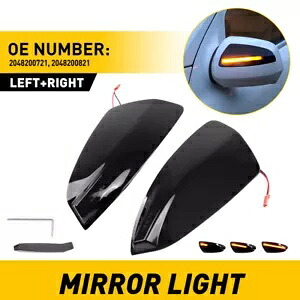 LED ダイナミックターンシグナルサイドミラーライトメルセデスベンツ S204 W204 ヴィト W639 LED Dynamic Turn Signal Side Mirror Lights For Mercedes Benz S204 W204 Vito W639 【並行輸入品】