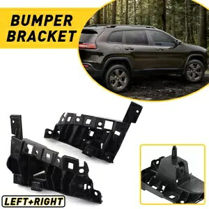 2 個のフロント左 & 右側サイドロアバンパーブラケット 2014-18 ジープチェロキーに適合 2Pcs Front Left & Right Side Lower Bumper Brackets Fit For 2014-18 Jeep Cherokee 【並行輸入品】