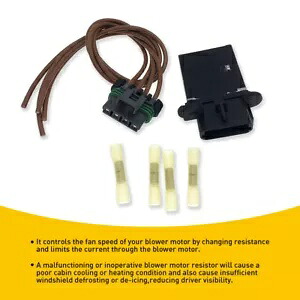 05-14 トヨタ タコマ モーター ブロワー抵抗キット ハーネス付き 8713804050 973-582 For 05-14 Toyota Tacoma Motor Blower Resistor Kit w/ Harness 8713804050 973-582 【並行輸入品】
